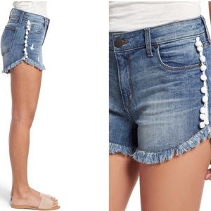 STS Blue Jean Shorts with Pom pom Detail